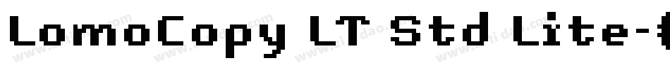 LomoCopy LT Std Lite字体转换